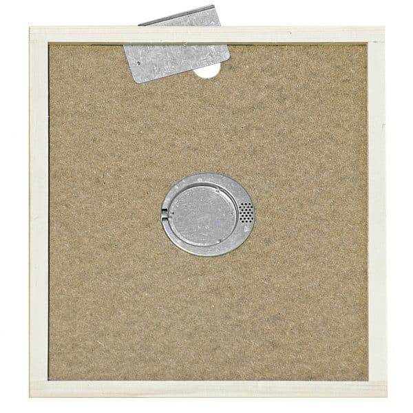 Apiscampo rotondo Lega in metallo Ø 120 mm su tavoletta 430x500 mm con telaio in legno