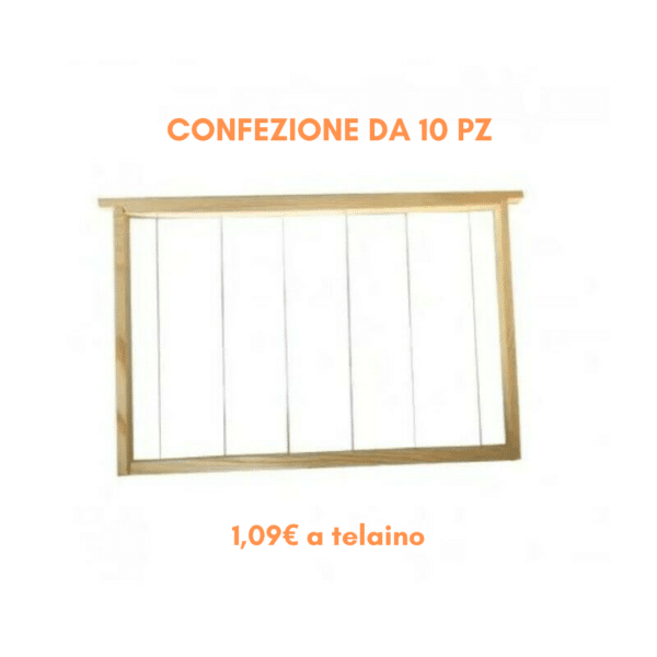 Telaini da Nido Dadant Infilati – 10 pz “Centro Apicoltura”