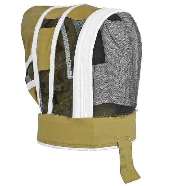 Maschera apistica Astronauta Professional con rete in alluminio e zip apribile