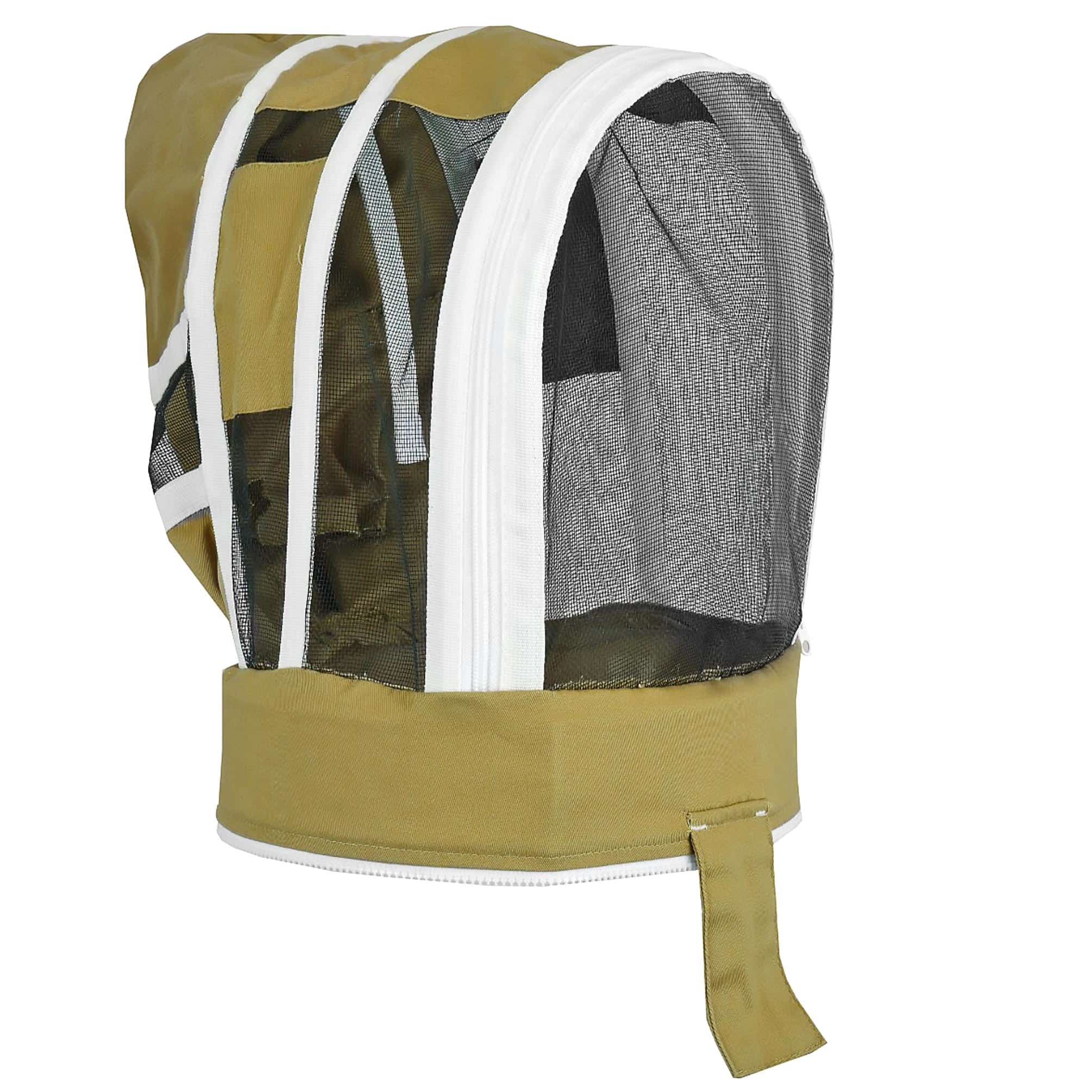 Maschera apistica Astronauta Professional con rete in alluminio e zip apribile