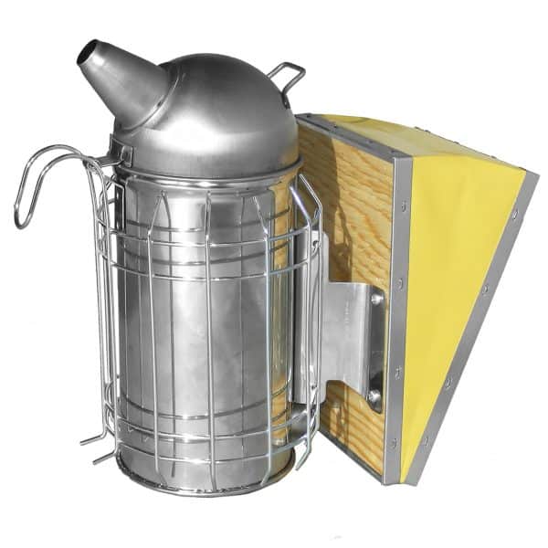 Affumicatore apistico in acciaio inox Ø 100 mm con protezione anti-scottatura