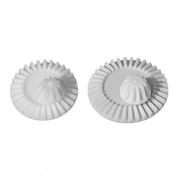 Coppia conica di ingranaggi in nylon Ø 85 mm – ricambio resistente e silenzioso per smielatori apistici