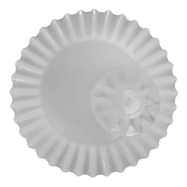 Coppia conica di ingranaggi in plastica alimentare Ø 110 mm – ricambio resistente e compatibile per smielatori e attrezzature apistiche