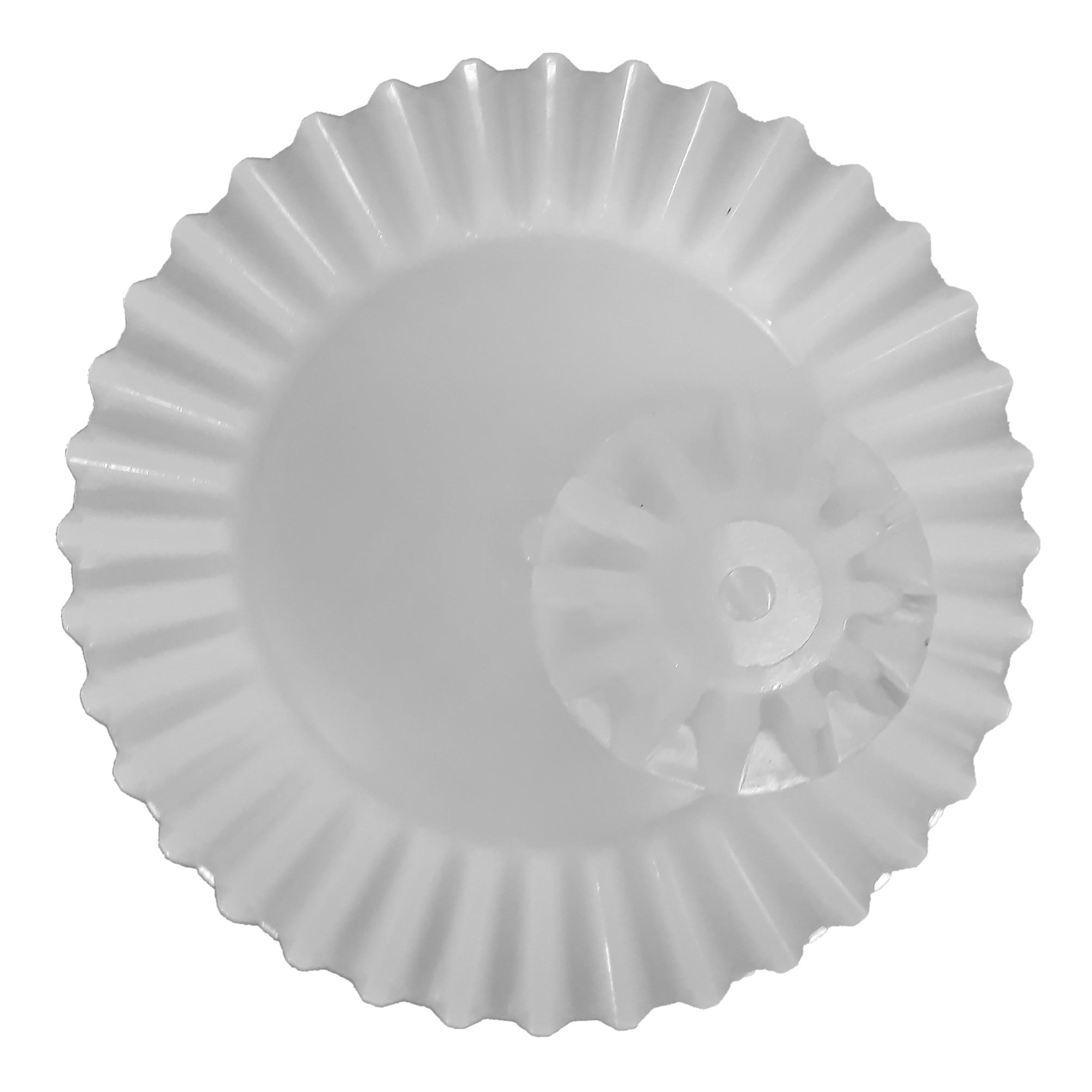 Coppia conica di ingranaggi in plastica alimentare Ø 110 mm – ricambio resistente e compatibile per smielatori e attrezzature apistiche