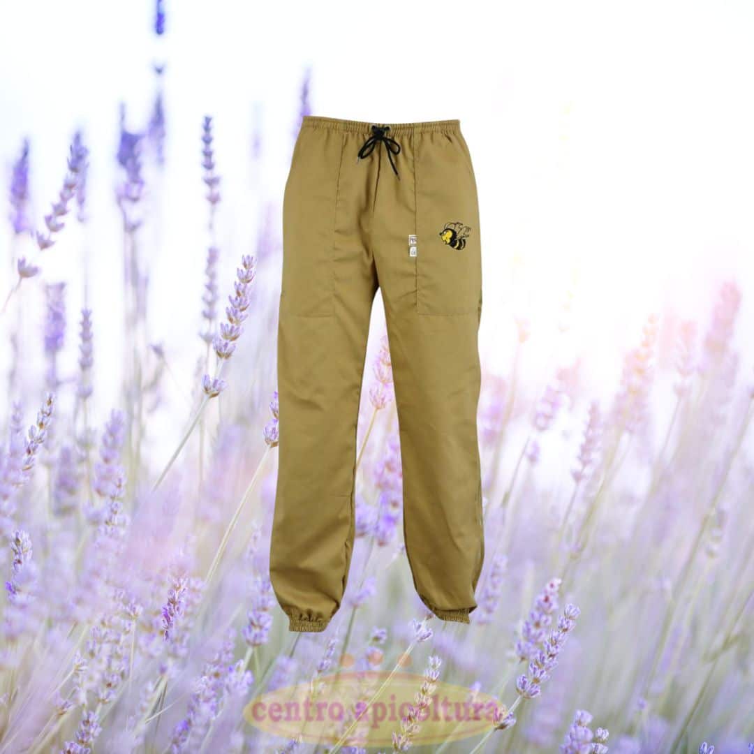 Pantalone apistico Astronauta Professional in cotone con zip laterali, tasche e ghetta sottopiede