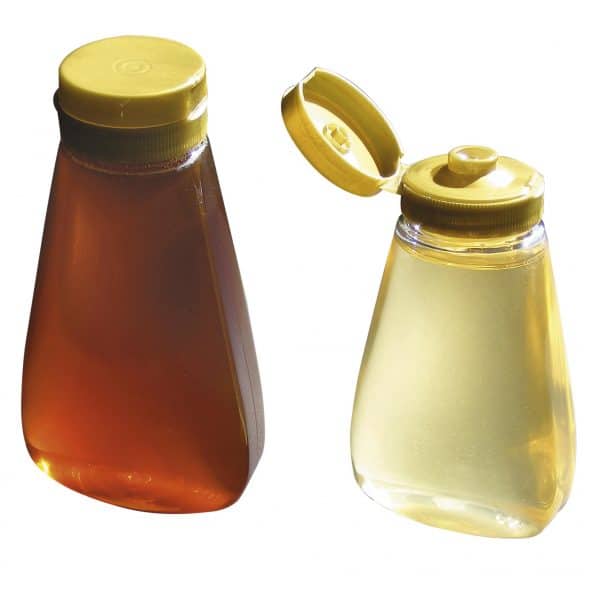 Squeezer da 250 gr in plastica alimentare elastica con sistema antigoccia per miele – pratico, igienico e senza sprechi