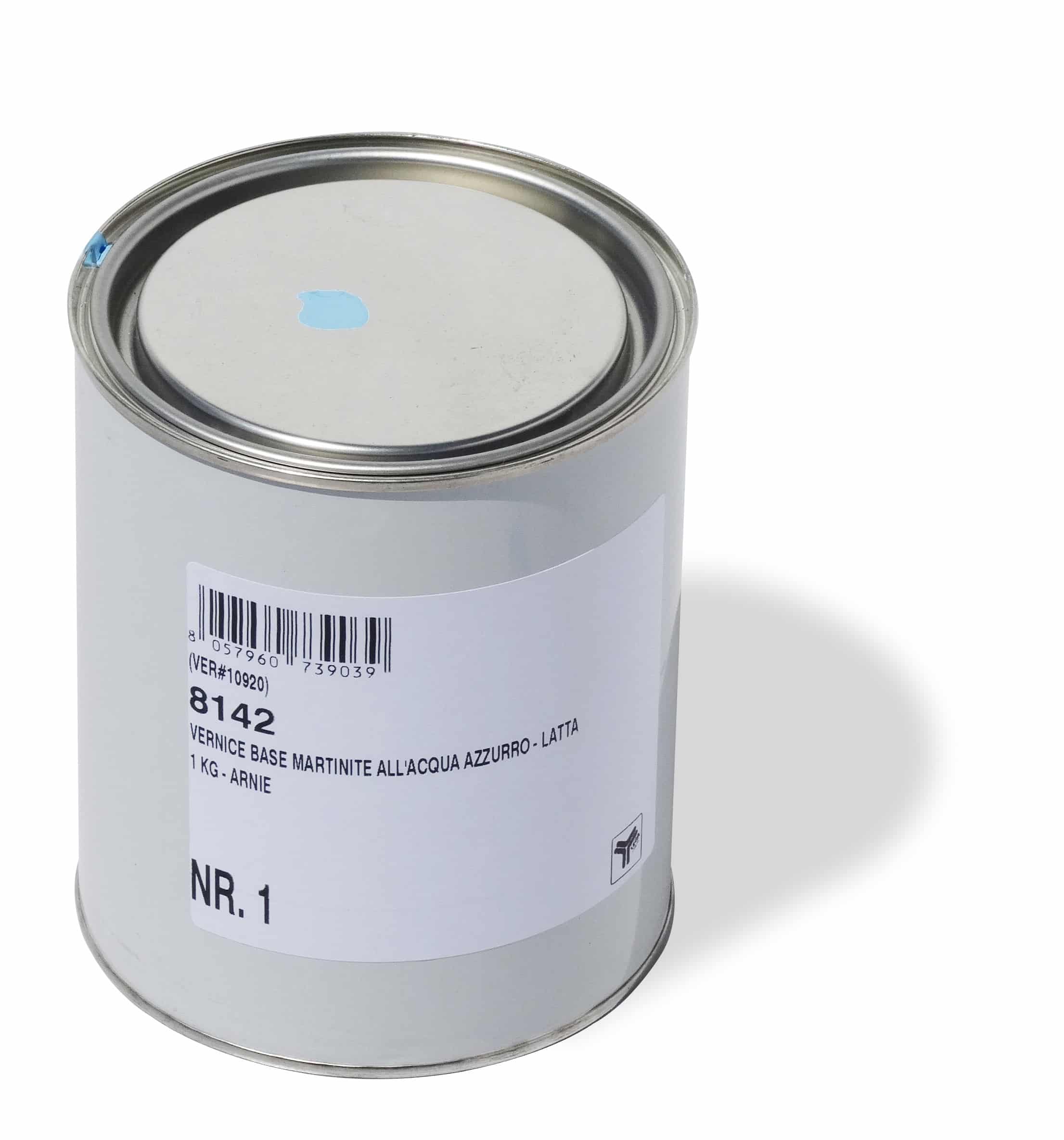Vernice speciale per arnie color azzurro – confezione da 1 kg, atossica e resistente
