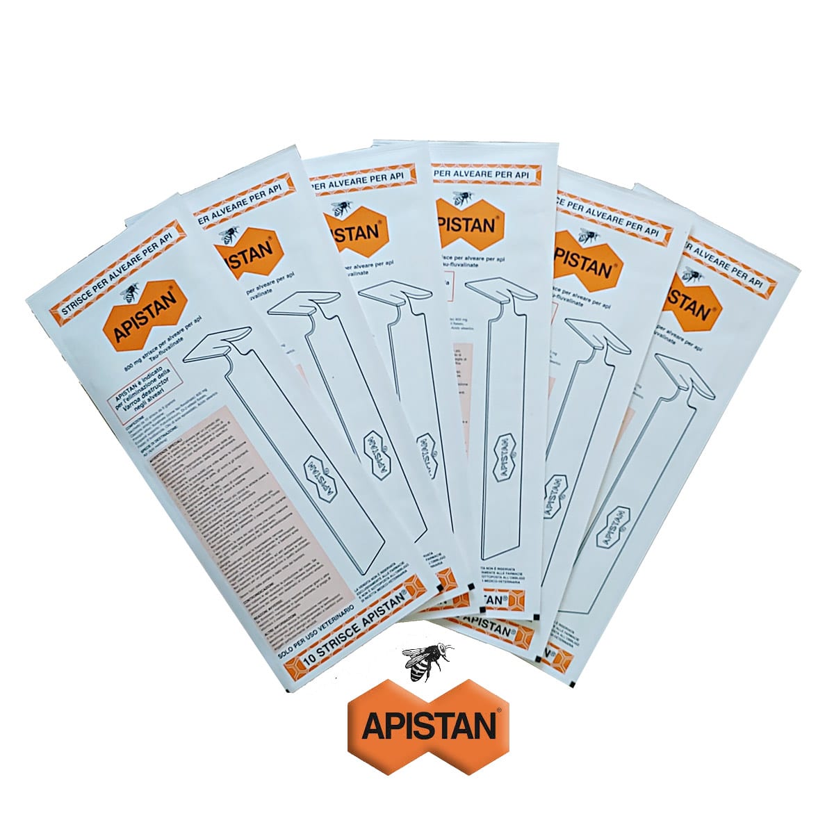 Confezione Apistan® 10 strisce antiparassitarie – trattamento efficace contro la varroa negli alveari